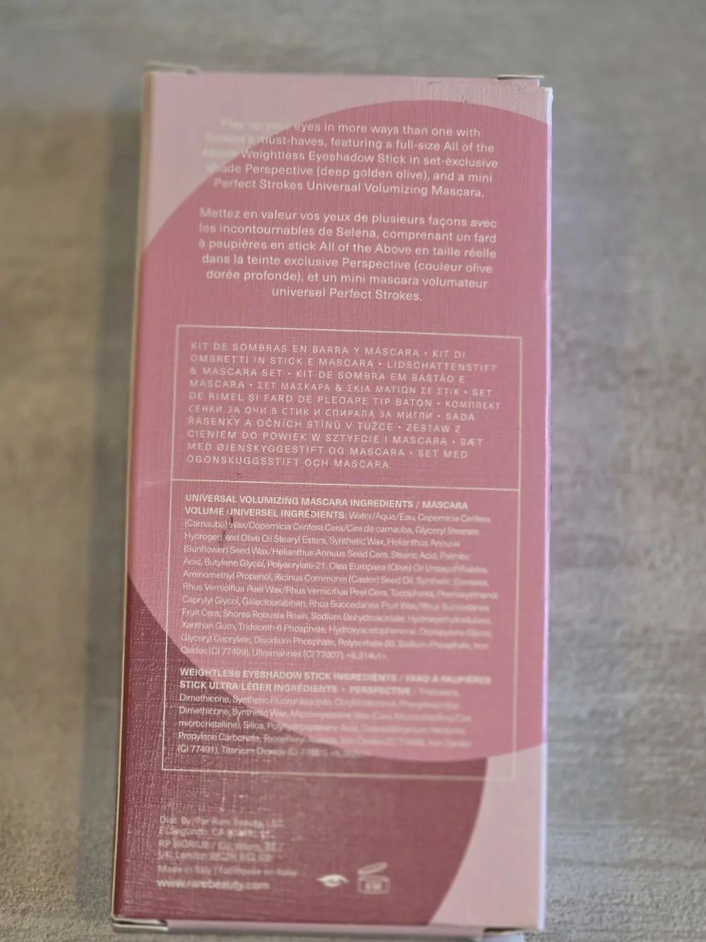 Rare Beauty Selena's Essential Eye Duo - Pink